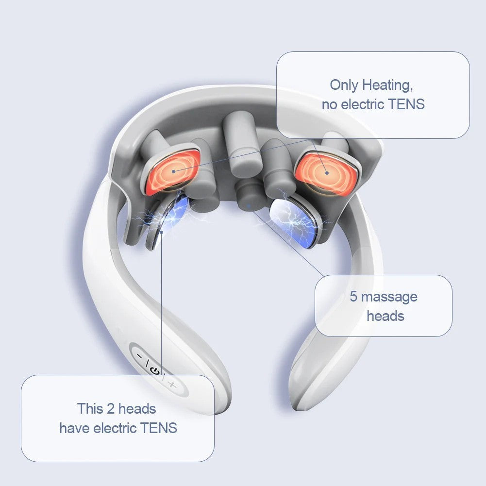 BodyRestoreHub™ Heated Neck Massager with TENS