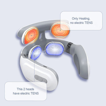 BodyRestoreHub™ Heated Neck Massager with TENS