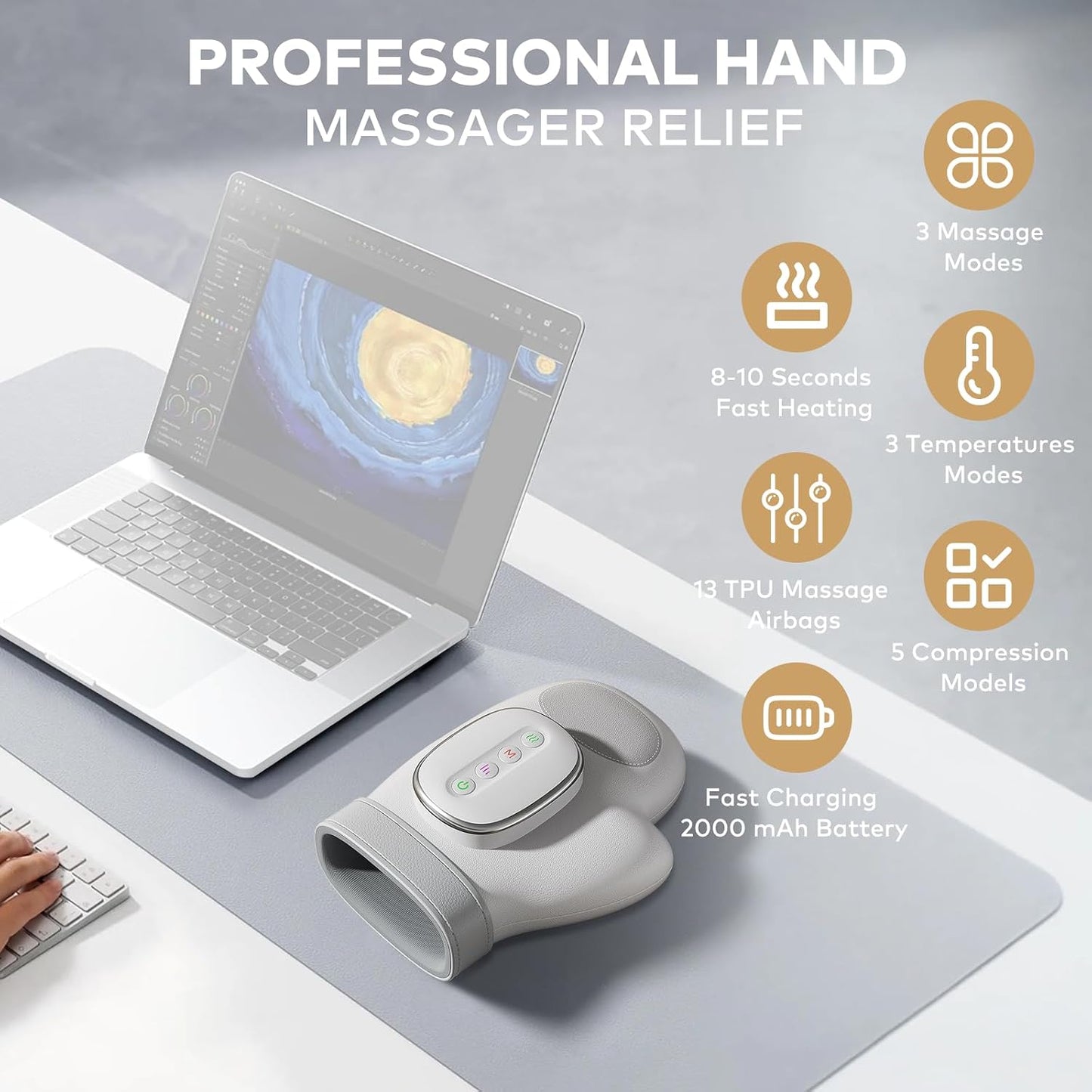 BodyRestoreHub™ Hand Massager