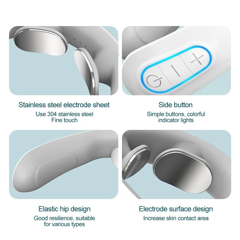 BodyRestoreHub™ Heated Neck Massager with TENS