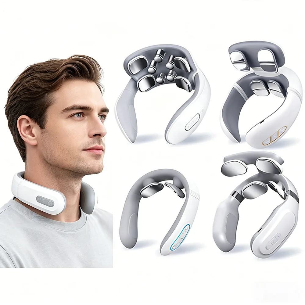BodyRestoreHub™ Heated Neck Massager with TENS