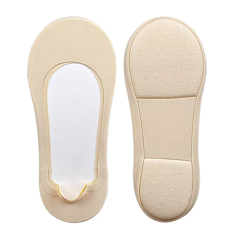 Beige Color Women’s Sponge Insole Pads For Shock Absorbing Support