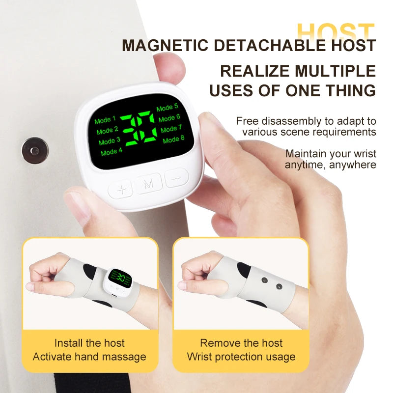Cordless Electric Wrist Massager – USB Vibration Relief