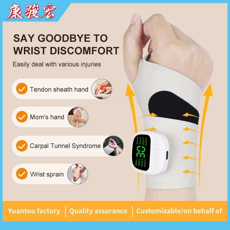 Cordless Electric Wrist Massager – USB Vibration Relief