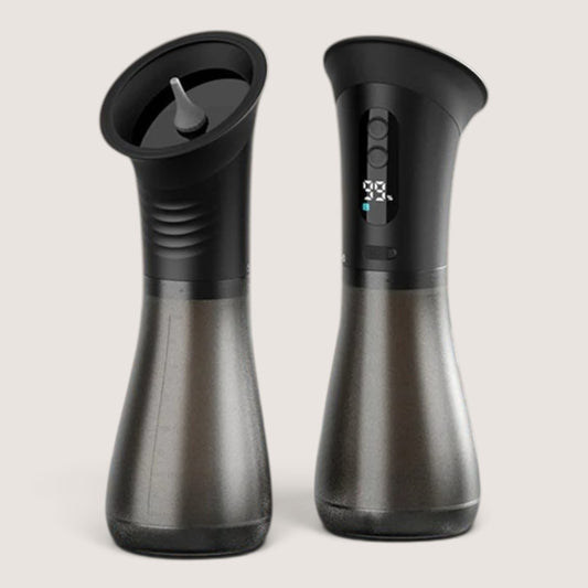 BodyRestoreHub Electric Ear Cleaning Device — front view with dual water tank